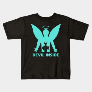 Devil Inside blue Kids T-Shirt